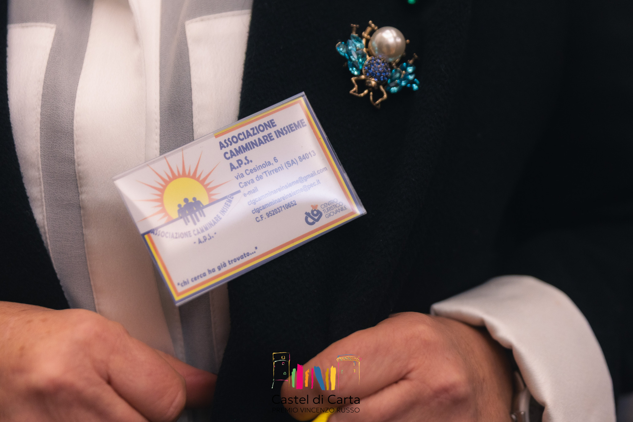 Castel di Carta · Presentazione 2026 · Un dettaglio dello staff di accoglienza