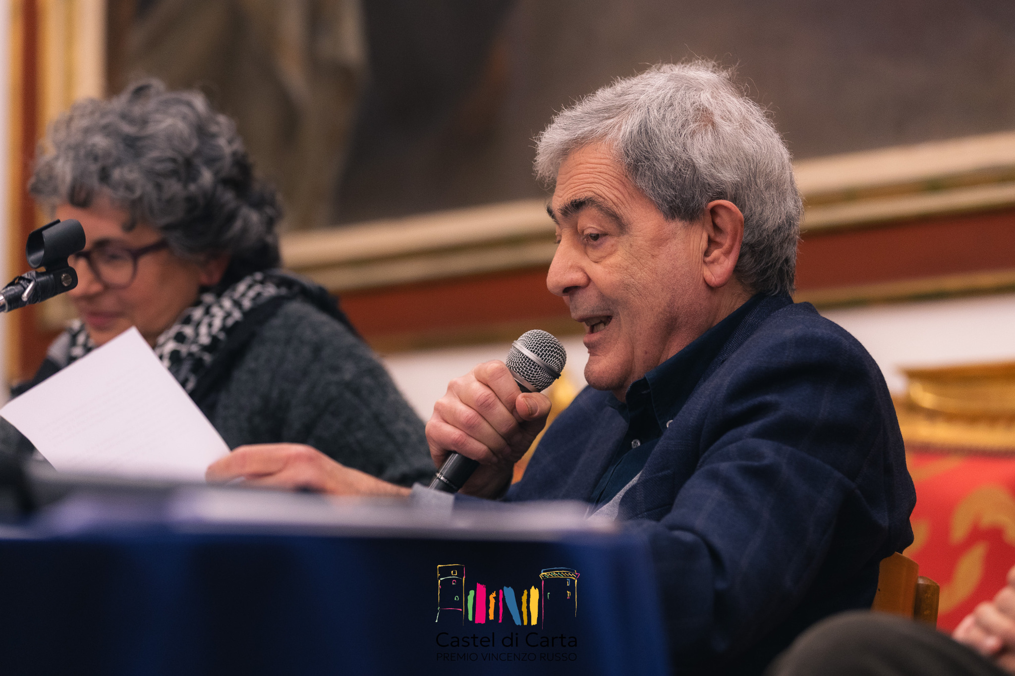 Castel di Carta · Presentazione 2026 · L’intervento al microfono