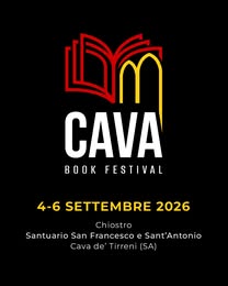Locandina: Cava Book Festival 2026 · 4–6 settembre 2026