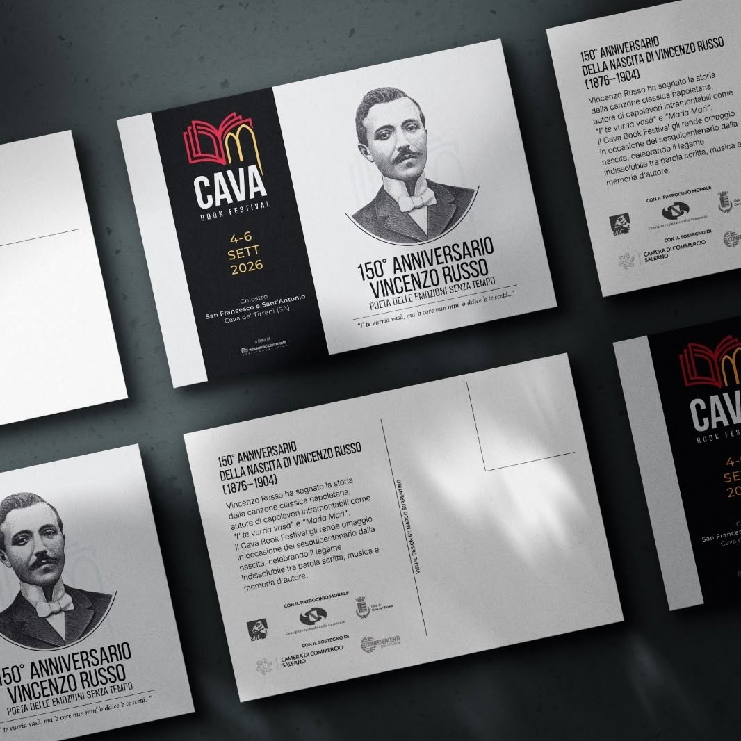 Le cartoline commemorative per i 150 anni dalla nascita di Vincenzo Russo