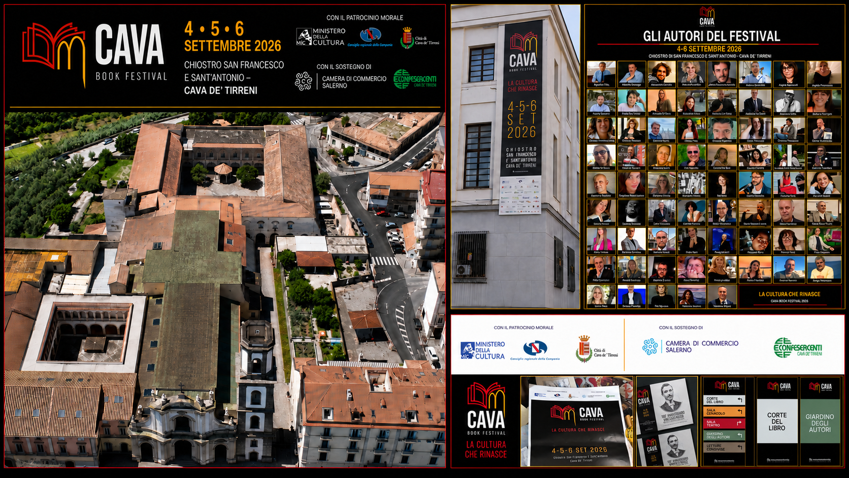 Cava Book Festival 2026 · La presentazione del festival, gli autori e i partner