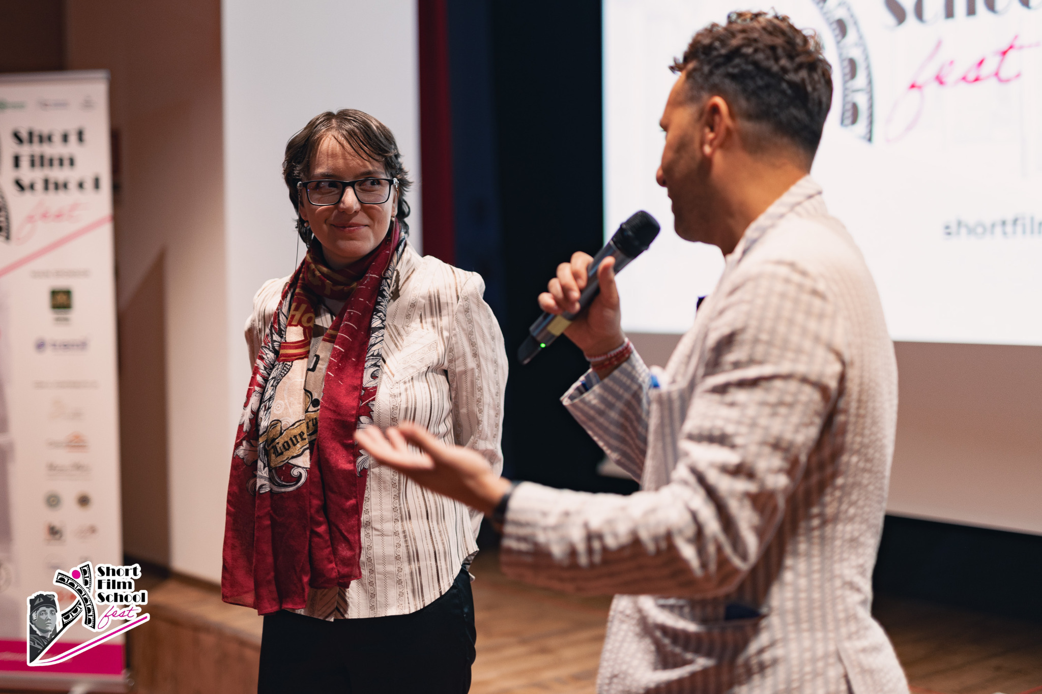 Short Film School Fest 2025 · Un dialogo sul palco